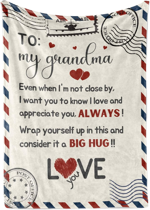 Grandma Throw Blanket Perfect Gift for Special Occasions
